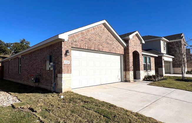 Spacious Brand New Single Story 4 Bedroom 2 Bathroom Home for Rent in Bar Ranch, Leander, Texas!