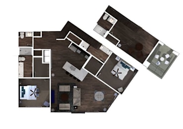 2 beds, 3.5 baths, 1,718 sqft, $4,453