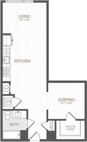 Studio, 1 bath, 722 sqft, $2,947