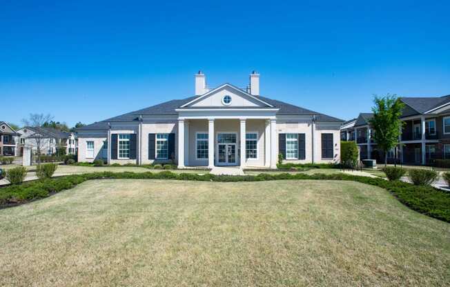 Clubhouse exterior at Meridian Park in Collierville, TN 38017