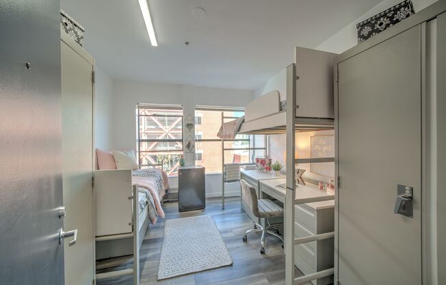 SHARED & PRIVATE Dorm Style Units Available at The Telegraph Commons! 2 blocks from UCB!