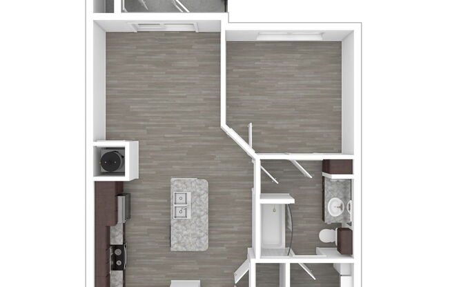 1 bed, 1 bath, 725 sqft, $1,258