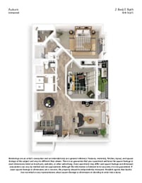 2 beds, 2 baths, 928 sqft, $1,812