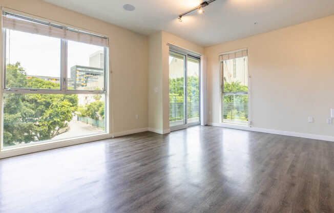 Living Room with Hard Surface Flooring