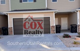 Cedar City 3 bed | 2 Bath | 2 Car townhome