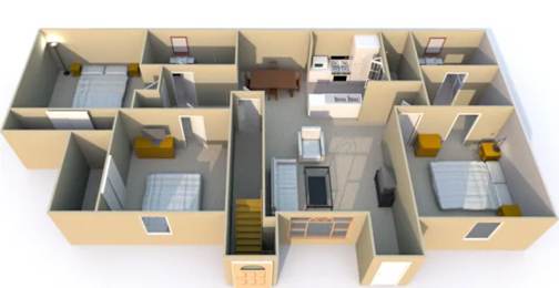 3 beds, 2 baths, 1,223 sqft, $1,305