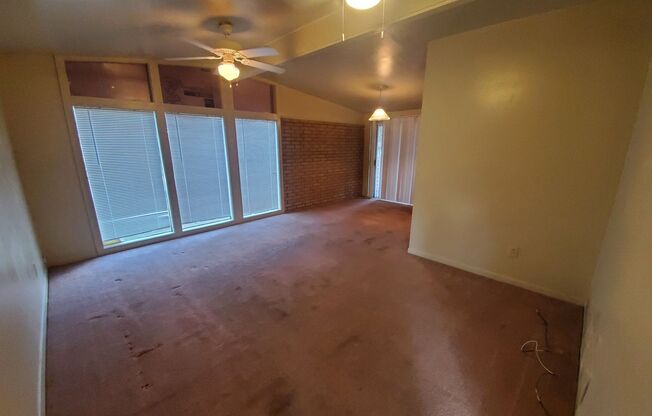 College Station, 3 bedroom / 2 bath house with carport.