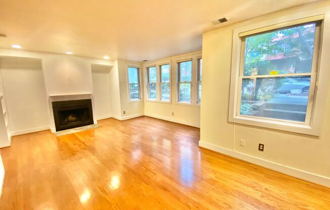 Dupont Circle 1 Bedroom Charmer with Patio, Fireplace, Central Air, Washer/Dryer!