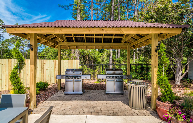 BBQ Area At Angel Cove in Pensacola, FL