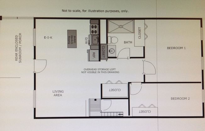 2 beds, 1 bath, $3,795, Unit P4E