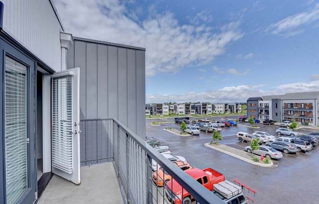 View From Balcony at West Village at Four Points, Bozeman, Montana