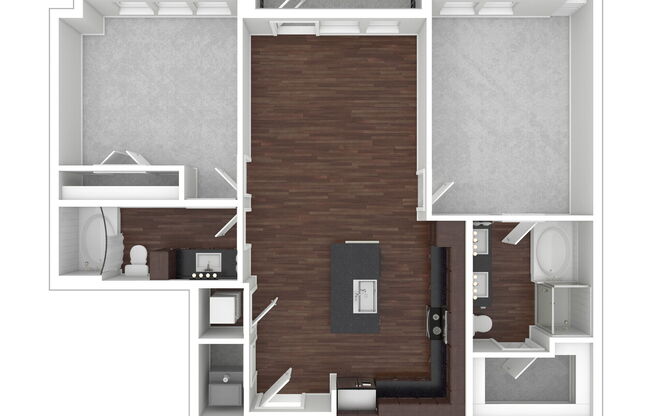 2 beds, 2 baths, 1,141 sqft, $2,250