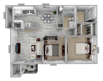 2 Bedroom 2 Bath