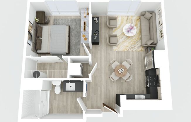 1 bed, 1 bath, 583 sqft, $1,675, Unit 305