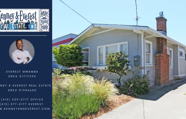 OPEN HOUSE: Sunday (6/1) from 3:00pm to 4:15pm. 2BR/1BA single family home in San Mateo, Deck, Yard, Laundry, Parking, Pet considered, Close to downtown San Mateo(38 South Delaware Street)