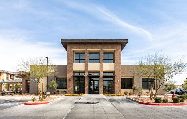 Leasing office entrance