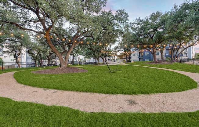 Hammock Area The Prescott Luxury Apartments on South Congress, Austin TX