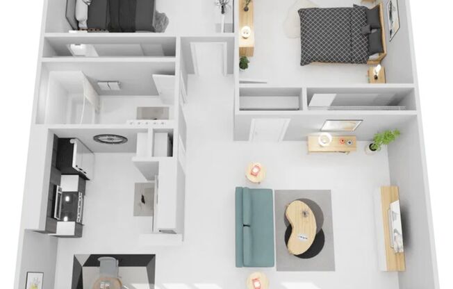 2 beds, 1 bath, 900 sqft, $1,324, Unit 65