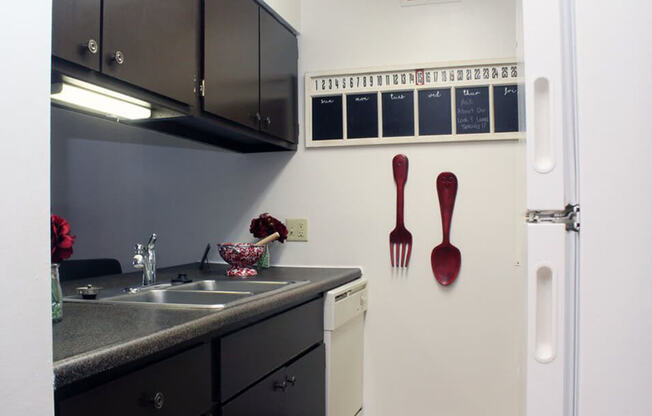 Apartment Kitchen with Dishwasher