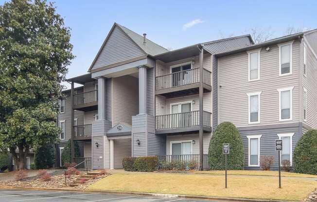 Apartment Building exterior at Arrowood Crossing Apartments in Charlotte, NC