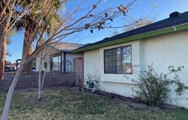 Single story home with RV Parking and huge lot.