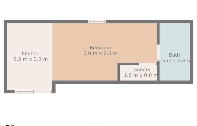 Studio, 1 bath, 410 sqft, $825, Unit 6919-05