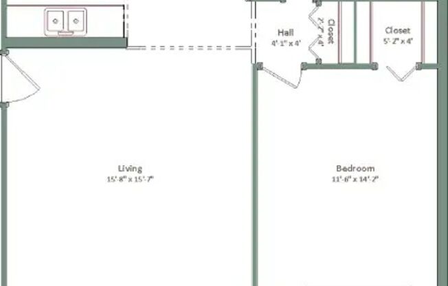 1 bed, 1 bath, 651 sqft, $1,099