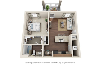 1 bed, 1 bath, 715 sqft, $999, Unit Building C-Unit 308