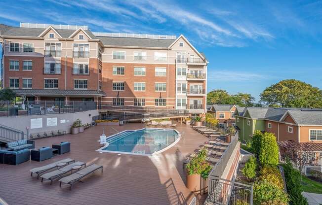 Resort Style Pool with Sundeck