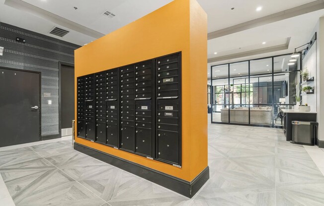 Unlock convenience at Flats on Archer with our modern package locker system, designed for your busy lifestyle. Enjoy secure delivery and easy access just steps from your door. Take the next step in your living experience—schedule a tour today!