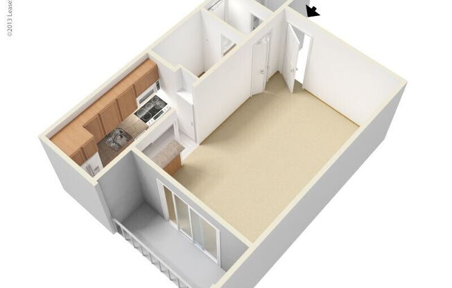 Studio, 1 bath, 400 sqft, $1,015