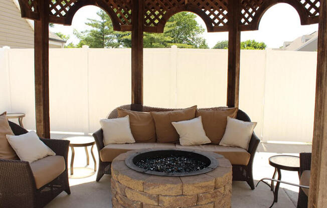 Gazebo with Firepit