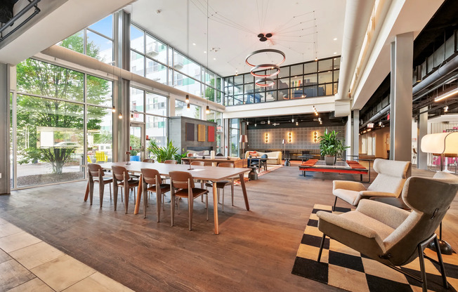 Clubroom Conference Table and Lounge