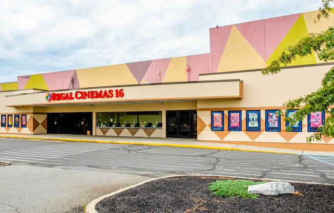 Catch a show at the nearby Regal Cinema.