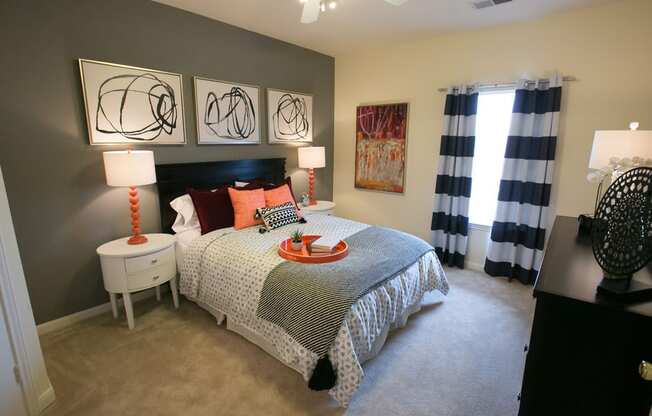 Gorgeous Bedroom at Center Point Apartments, Indianapolis, IN, 46214