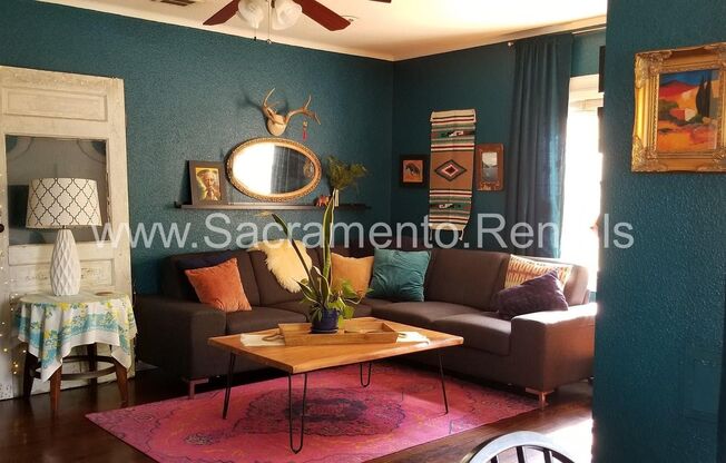Charming 2bd/2ba Tahoe Park Home with 1 Car Garage