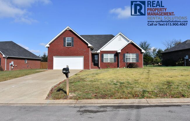 Adorable all brick home in Christiana! Attached garage and washer/dryer included! 1 mile from 1-24!