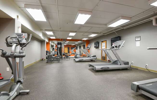 The Edge of Uptown Apartments | Fitness Center with Cardio Equipment