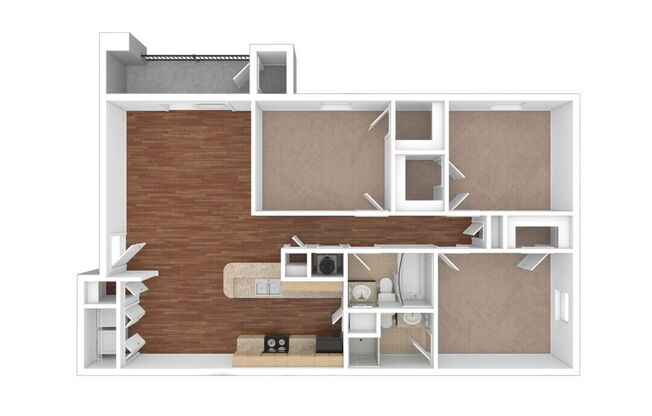 3 beds, 2 baths, 1,250 sqft, $1,593