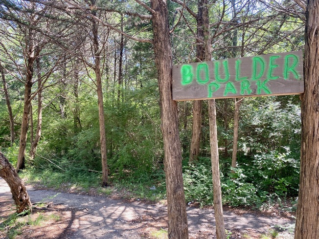 Boulder Park in Oak Cliff, Dallas, TX