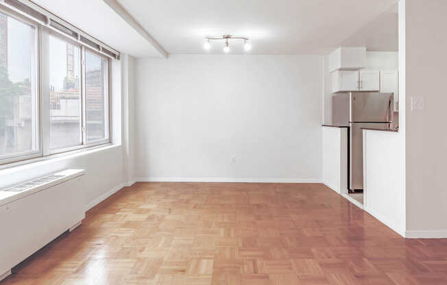 Dining Area with Parquet Flooring