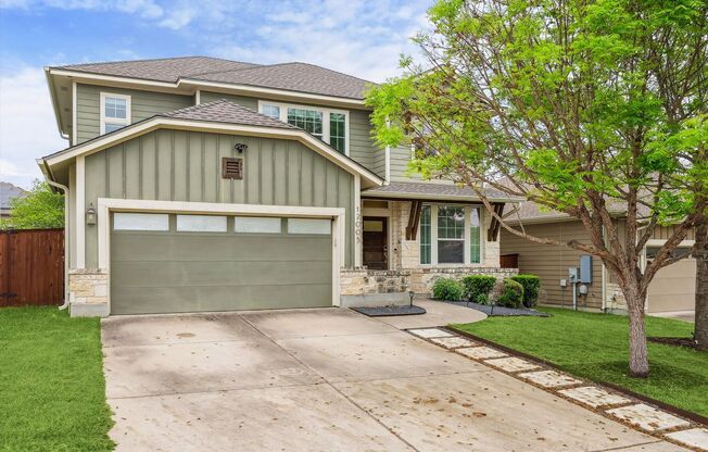 Stunning 4-Bedroom Home with Office in North Austin – Available now!