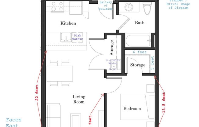 1 bed, 1 bath, 650 sqft, $1,550, Unit 508