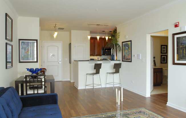 One Bedroom Living Room