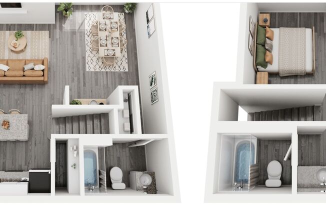 2 beds, 2 baths, 700 sqft, $2,165, Unit BLDG 1036 - APT 205