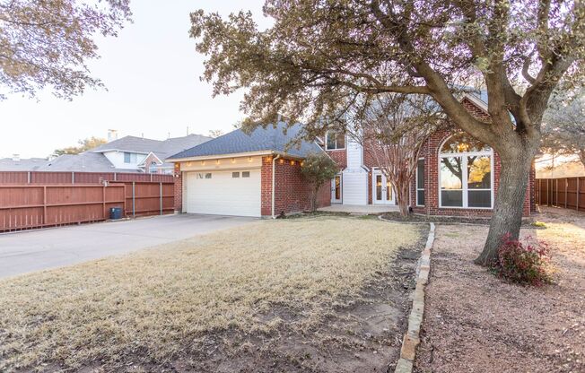 Beautiful house with cabinets, granite, backsplash, appliances. Study down could be a 5th bedroom. 2story entry