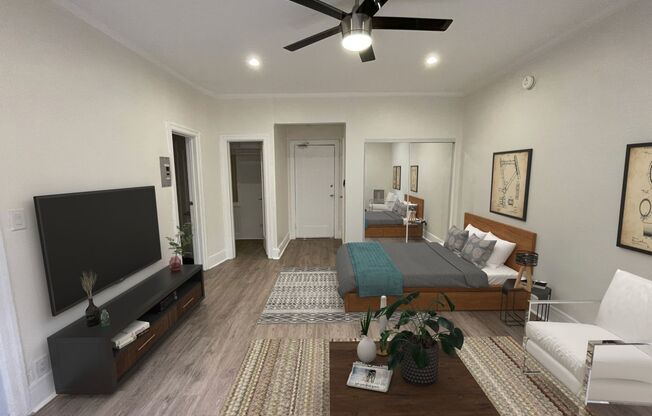 Studio, 1 bath, $1,300, Unit 202