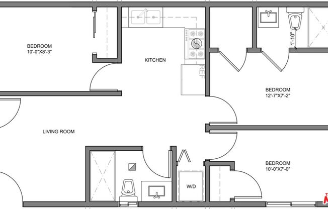 3 beds, 2 baths, 750 sqft, $2,995