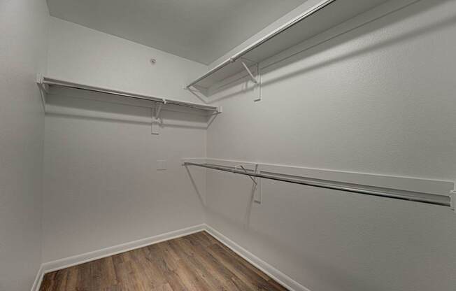 Spacious Closet at Vue Live Oak, Dallas, Texas