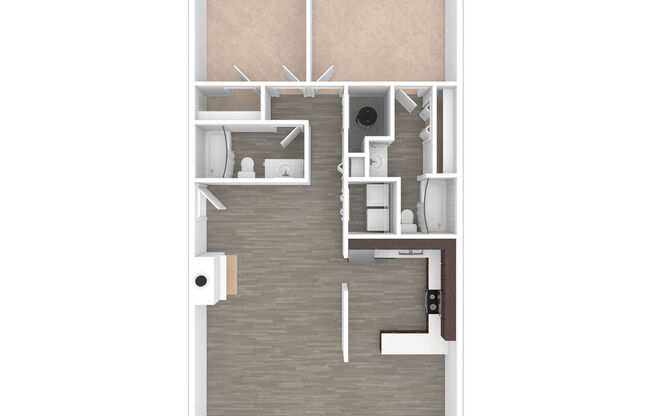 2 beds, 2 baths, 1,104 sqft, $1,425